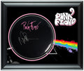 Pink Floyd Nick Mason Signed Custom Framed Drum Head Drumhead Display