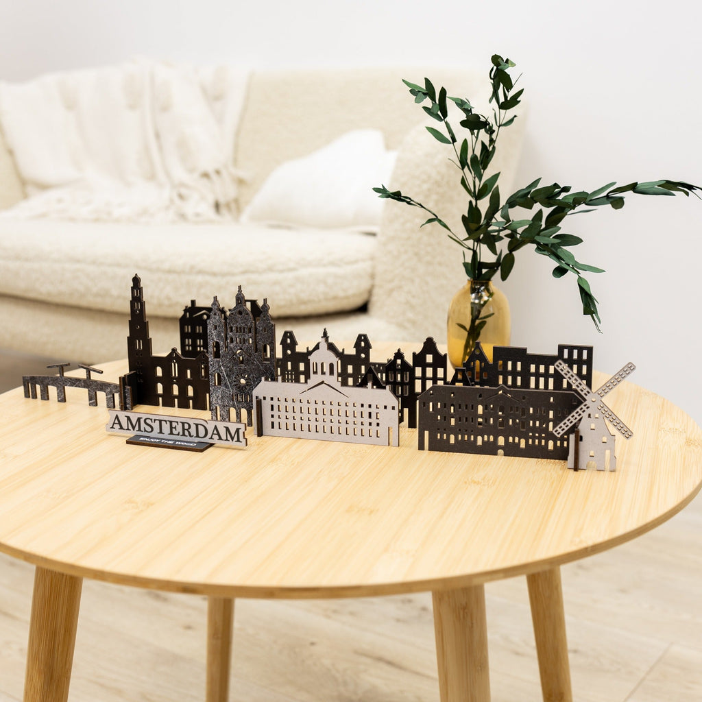 Wooden Travel Decor Memory City – Amsterdam