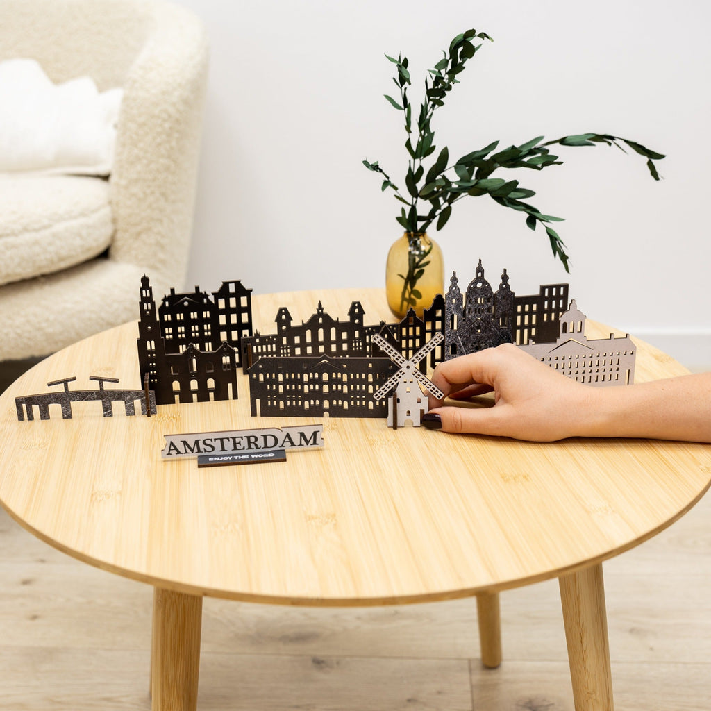 Wooden Travel Decor Memory City – Amsterdam