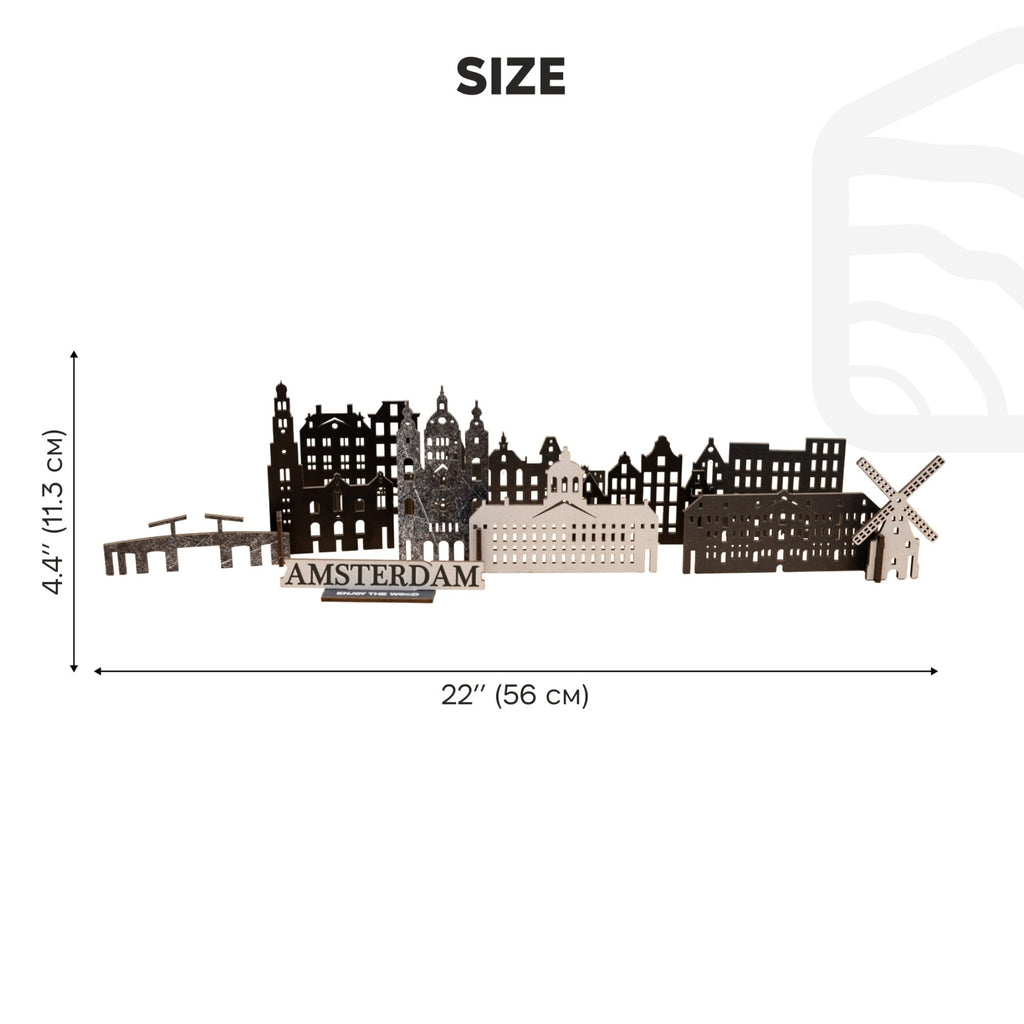 Wooden Travel Decor Memory City – Amsterdam
