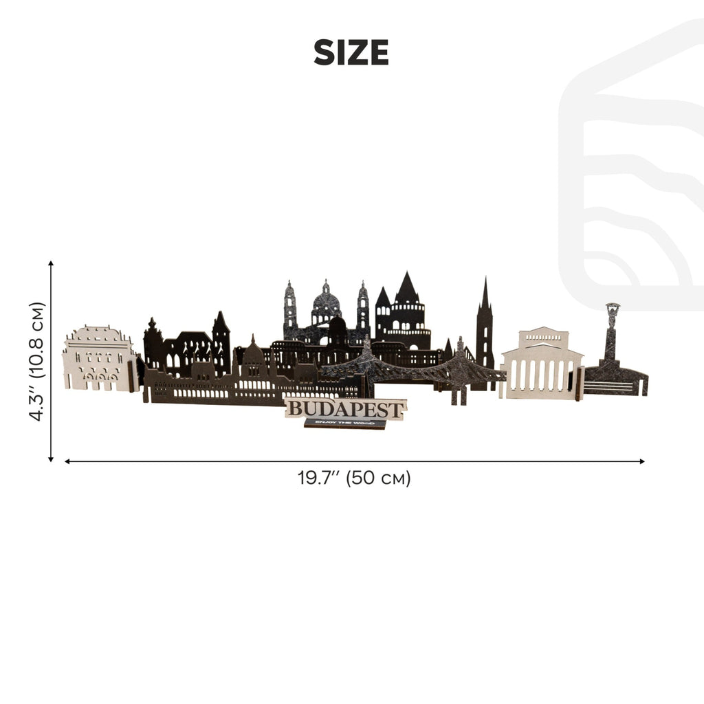 Wooden Travel Decor Memory City – Budapest