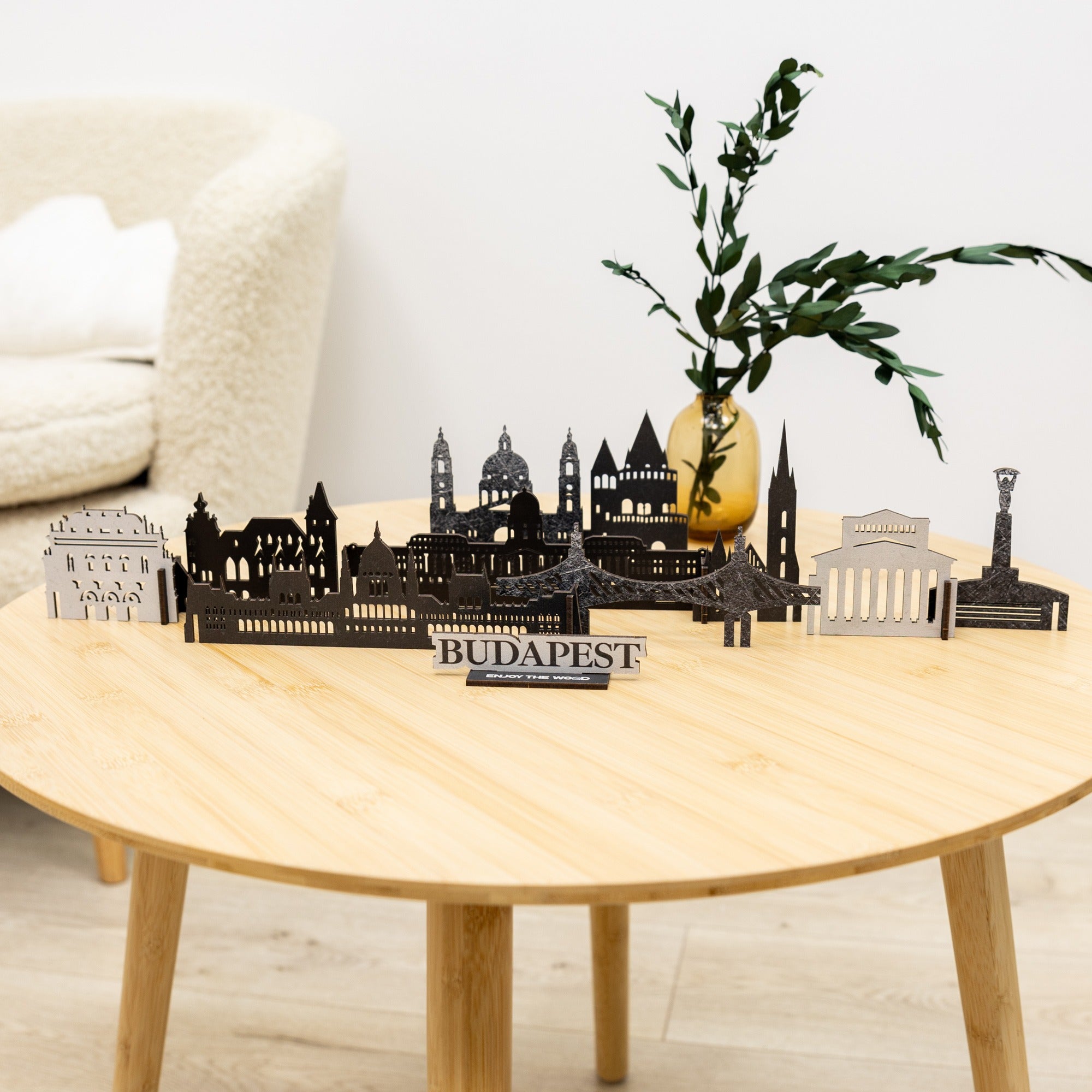 Wooden Travel Decor Memory City – Budapest