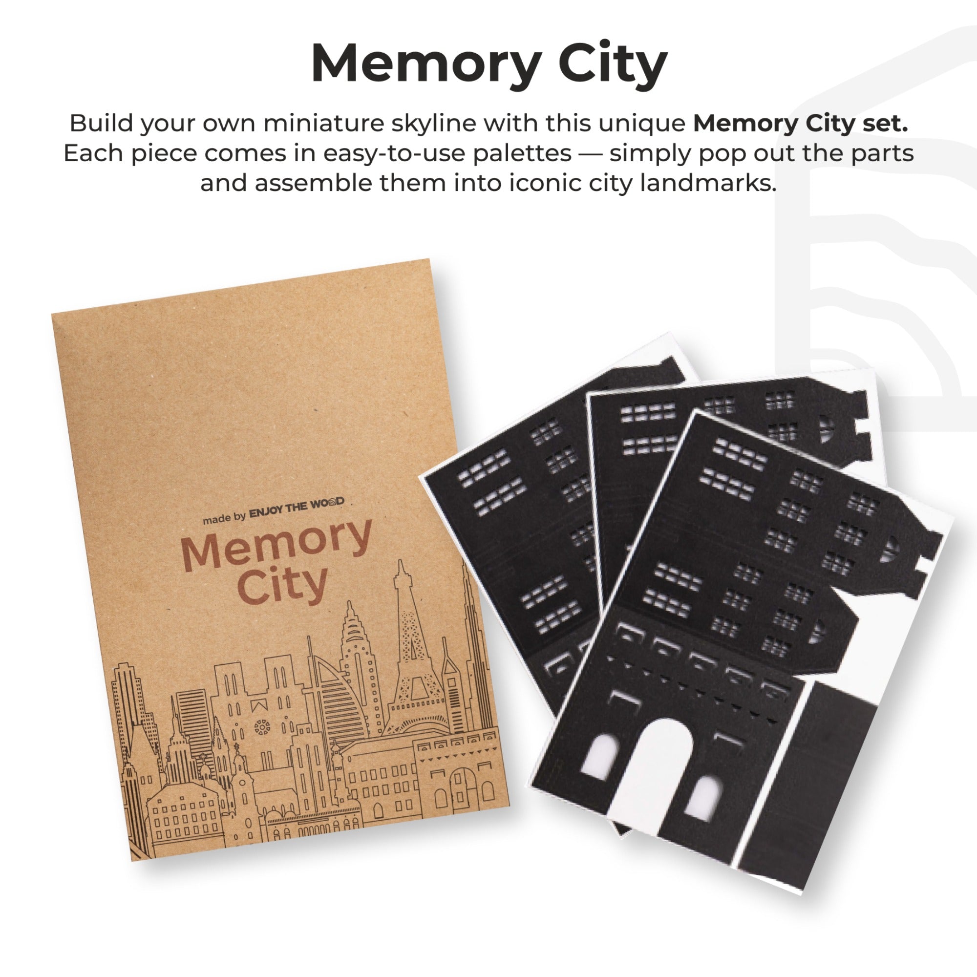 Wooden Travel Decor Memory City – Amsterdam