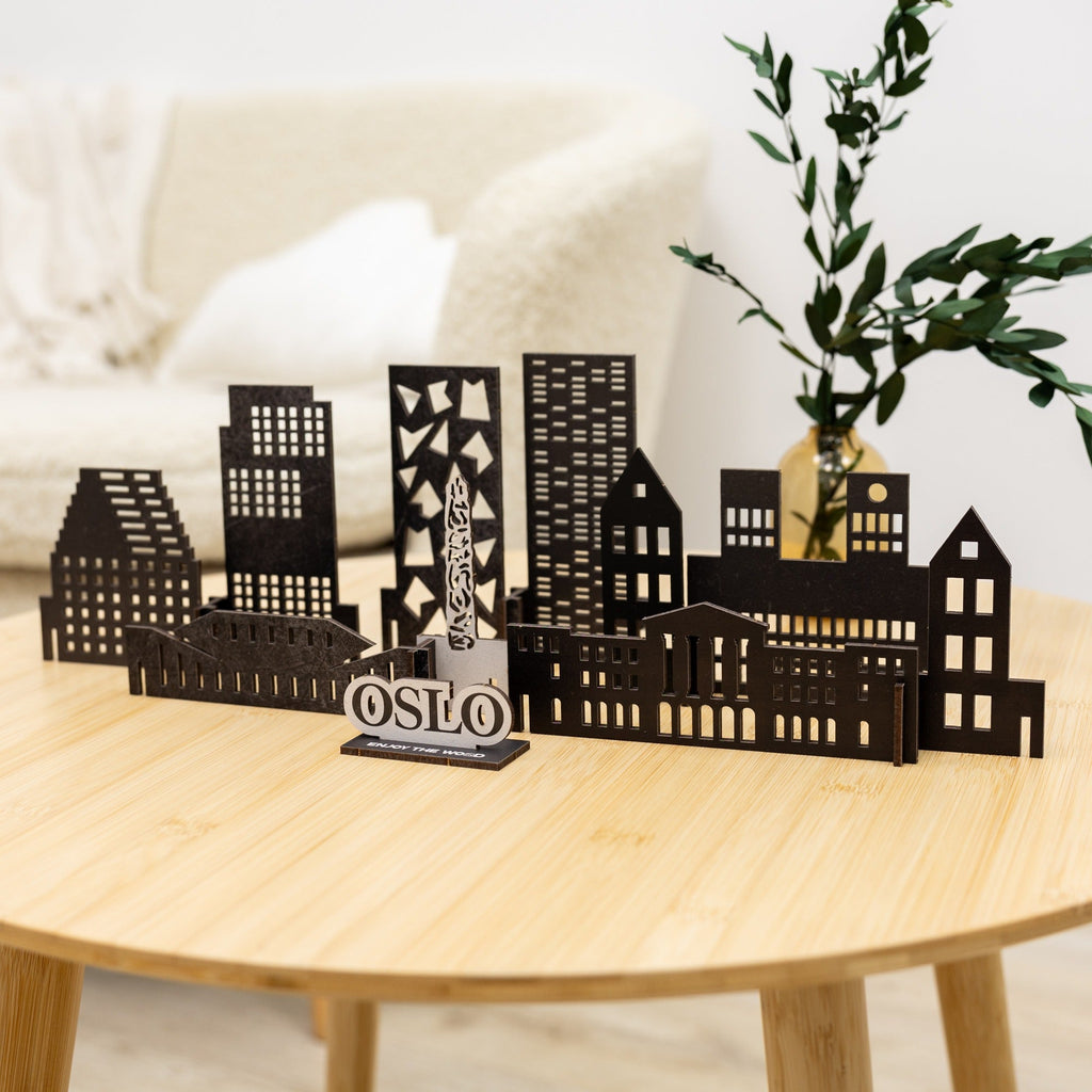Wooden Travel Decor Memory City – Oslo