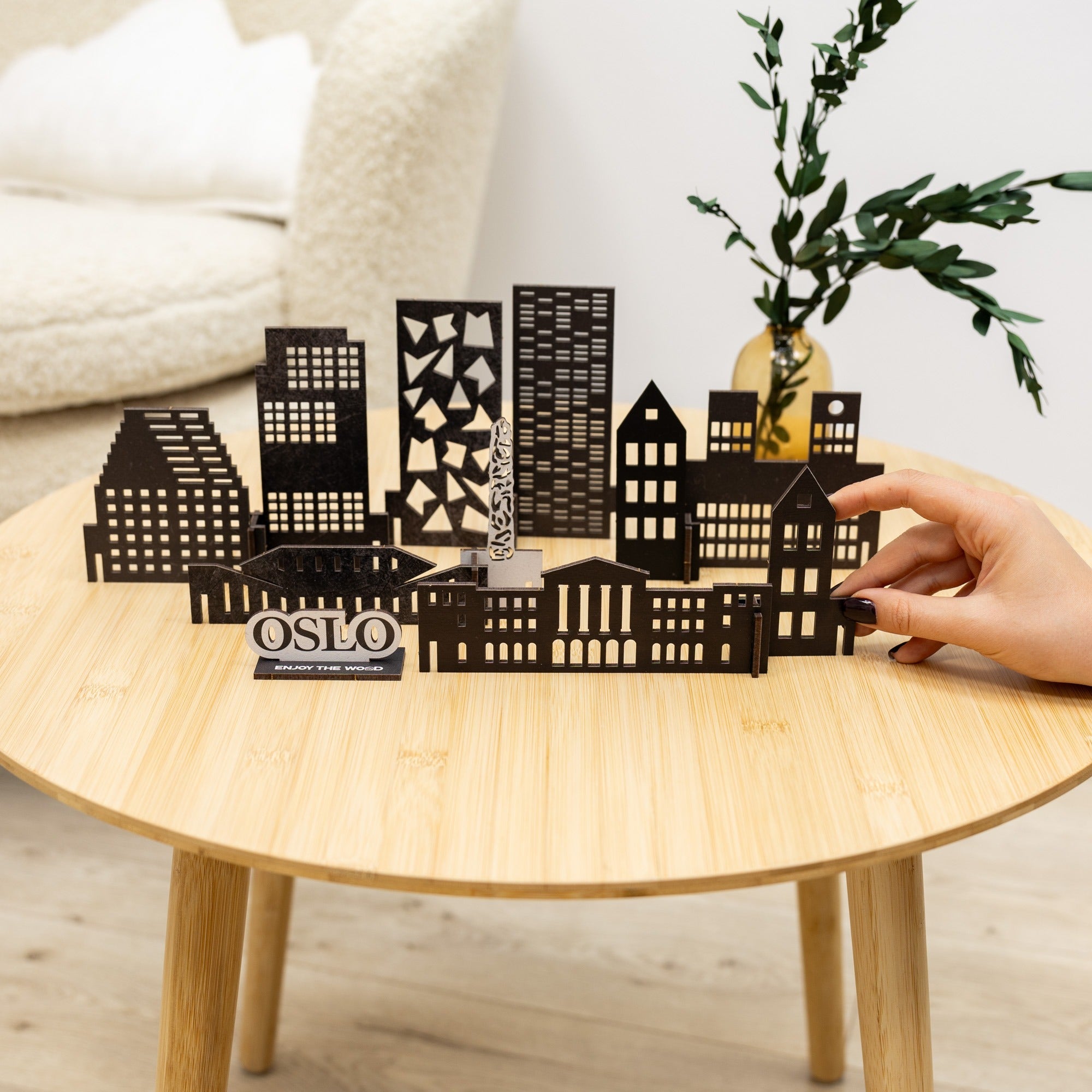 Wooden Travel Decor Memory City – Oslo