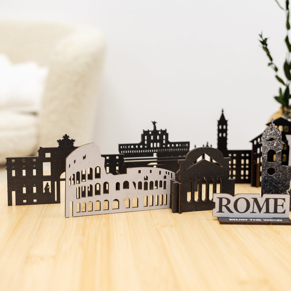 Wooden Travel Decor Memory City – Rome