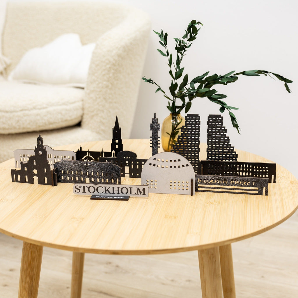 Wooden Travel Decor Memory City – Stockholm