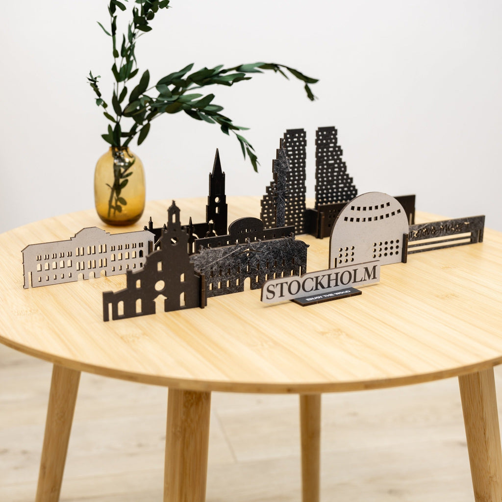 Wooden Travel Decor Memory City – Stockholm
