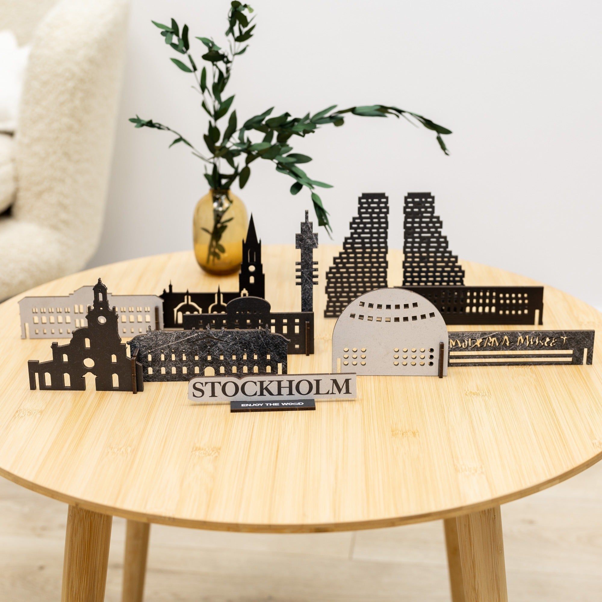 Wooden Travel Decor Memory City – Stockholm