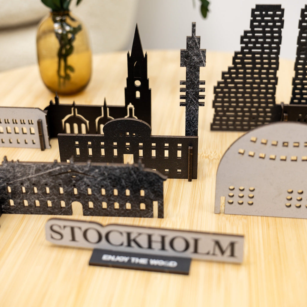 Wooden Travel Decor Memory City – Stockholm