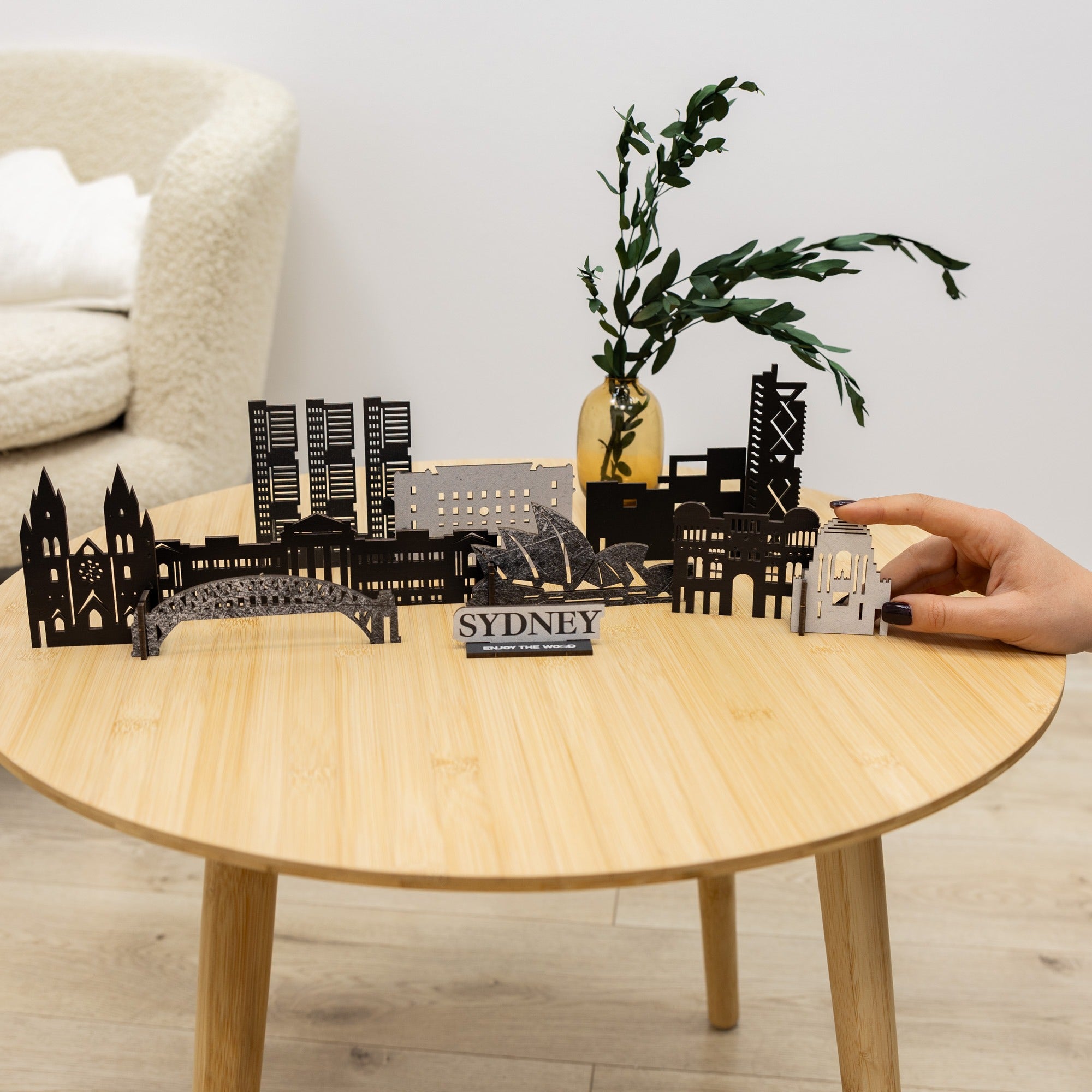Wooden Travel Decor Memory City – Sydney