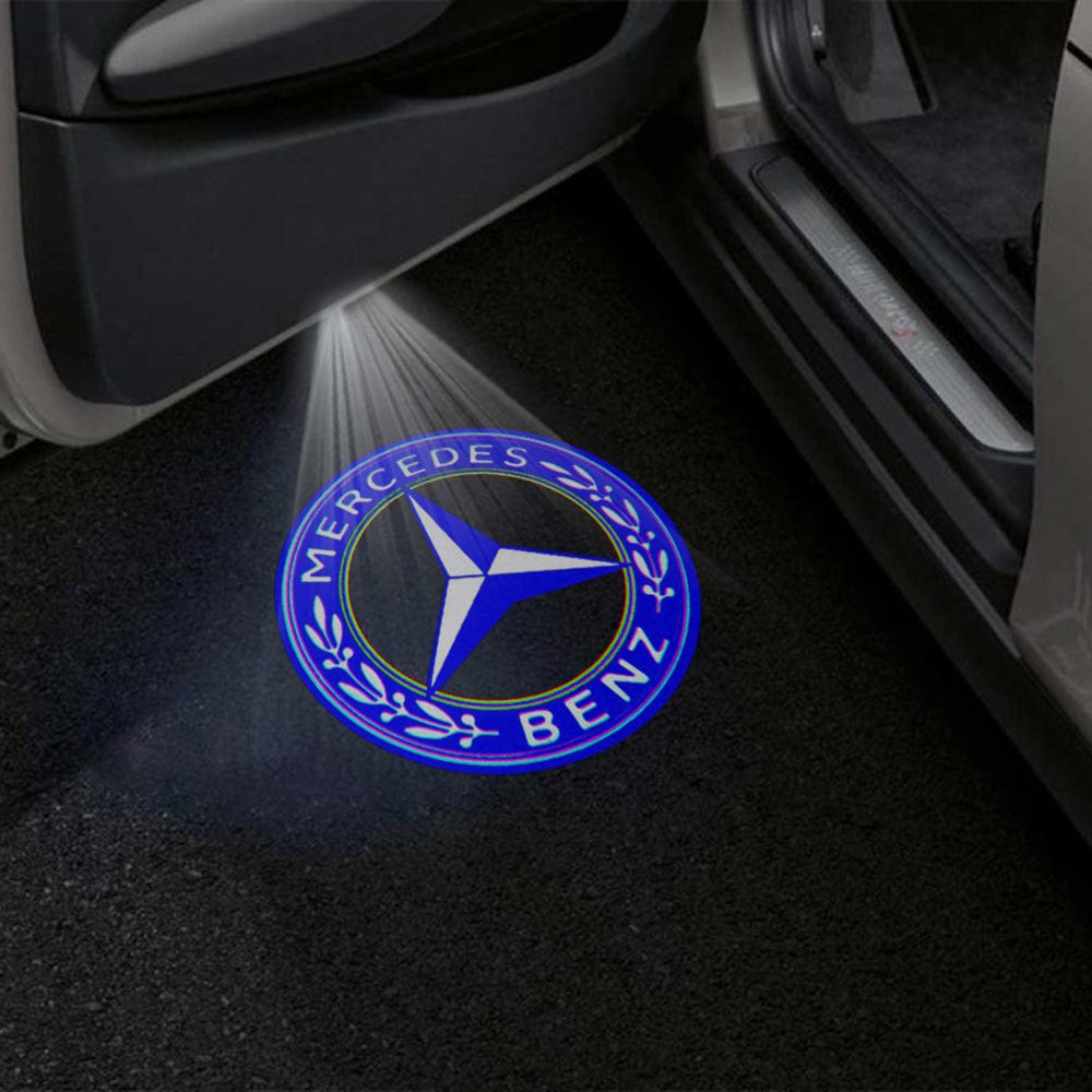 Mercedes-Benz C-Class 4th Gen AMG C63/C63 S Coupe/Cabriolet 2 Doors Premium Door Puddle Lights Various Designs 2016-2021