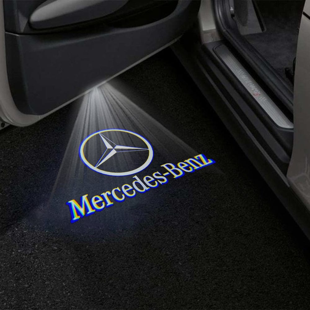 Mercedes-Benz C-Class 4th Gen AMG C63/C63 S Coupe/Cabriolet 2 Doors Premium Door Puddle Lights Various Designs 2016-2021
