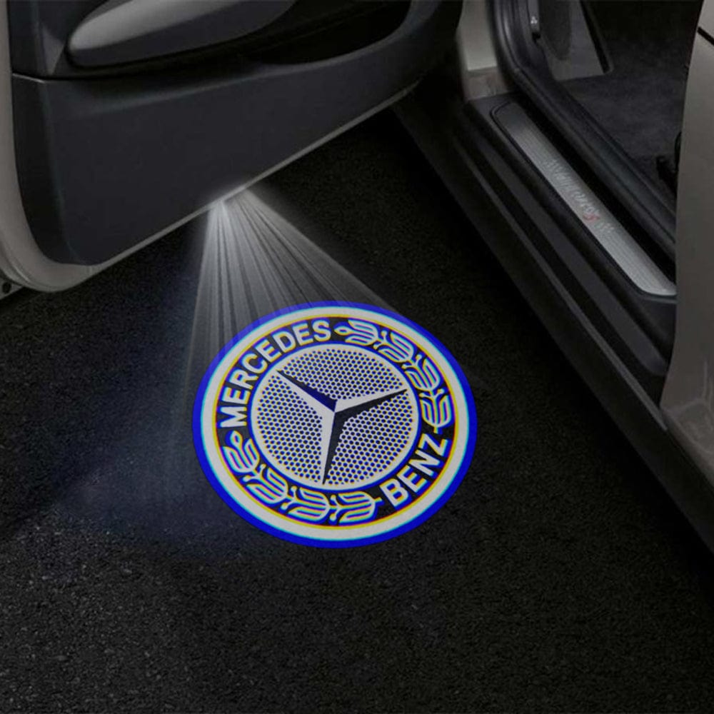 Mercedes-Benz C-Class AMG C63/C63 S Sedan 4 Doors 4th Gen W205 Premium Door Puddle Lights Various Designs 2015-2021