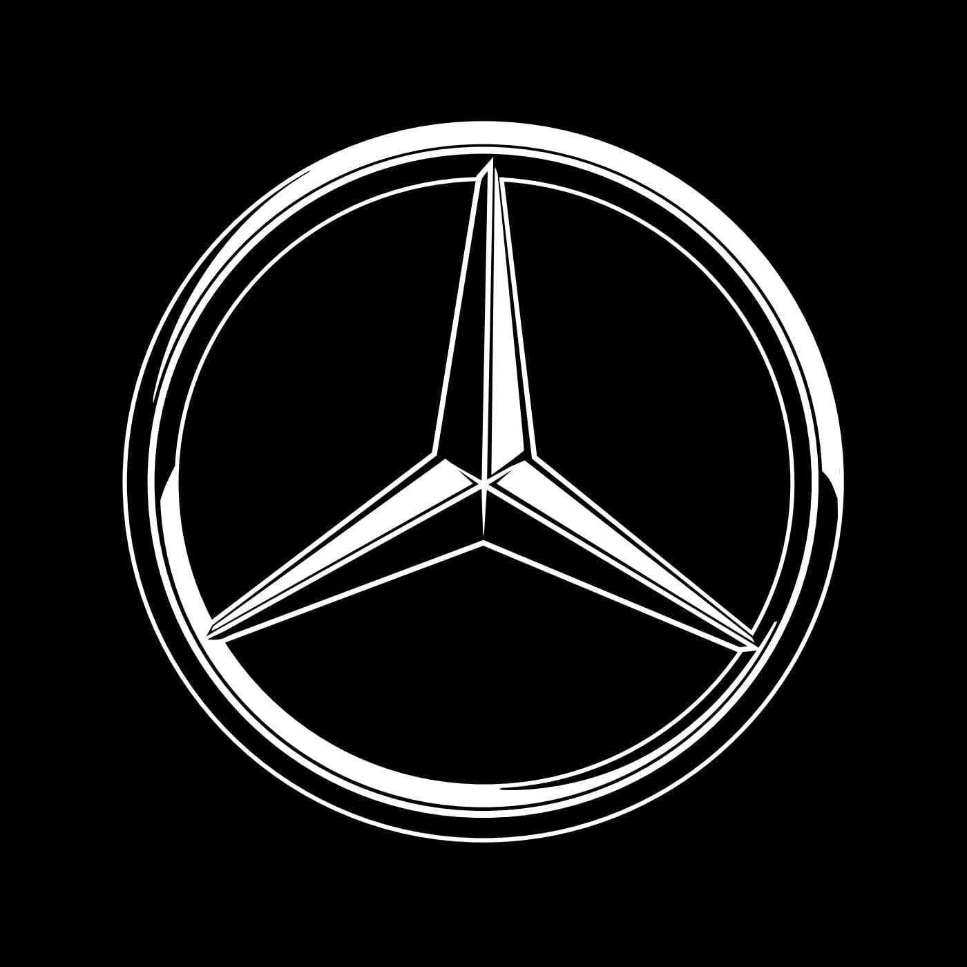 Mercedes-Benz E-Class 5th Gen C238 Coupe 2 Doors Premium Door Puddle Lights Various Designs 2018-2023