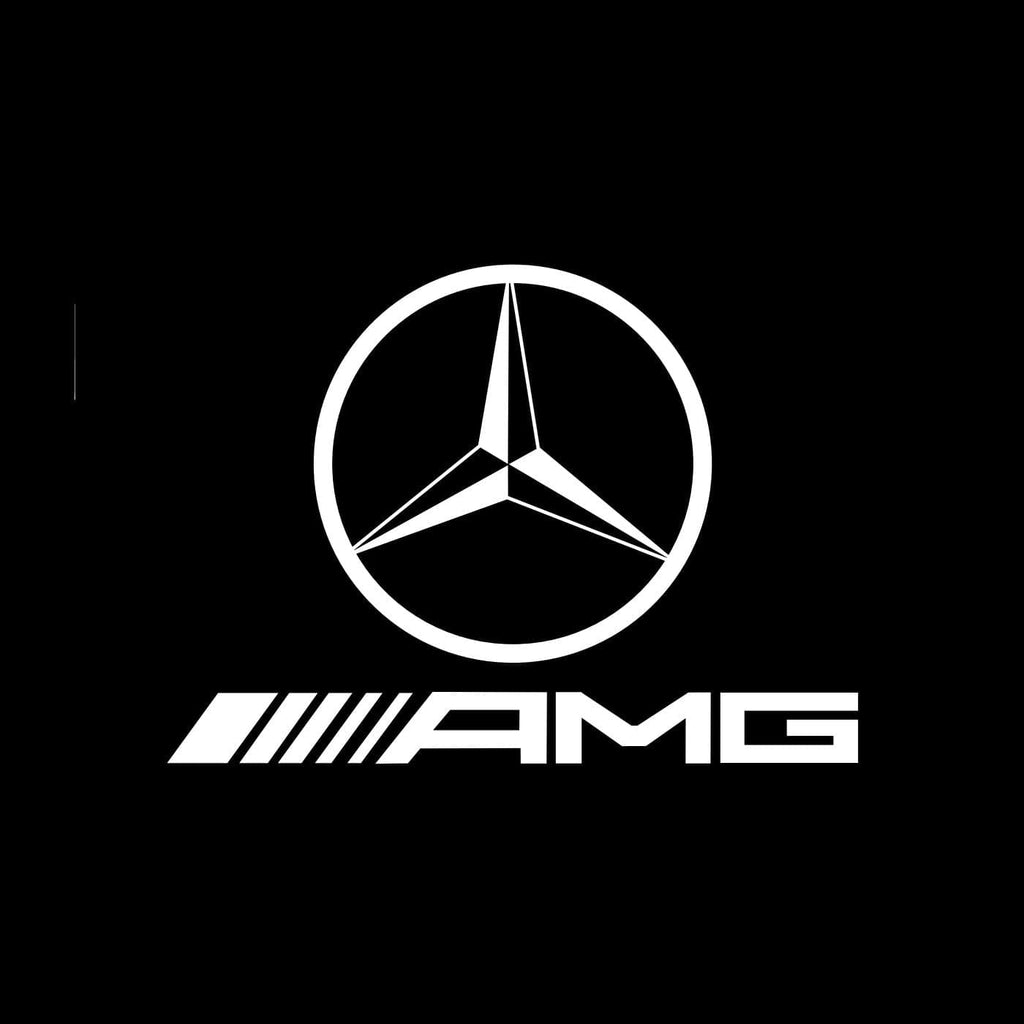 Mercedes-Benz C-Class AMG C63/C63 S Sedan 4 Doors 4th Gen W205 Premium Door Puddle Lights Various Designs 2015-2021