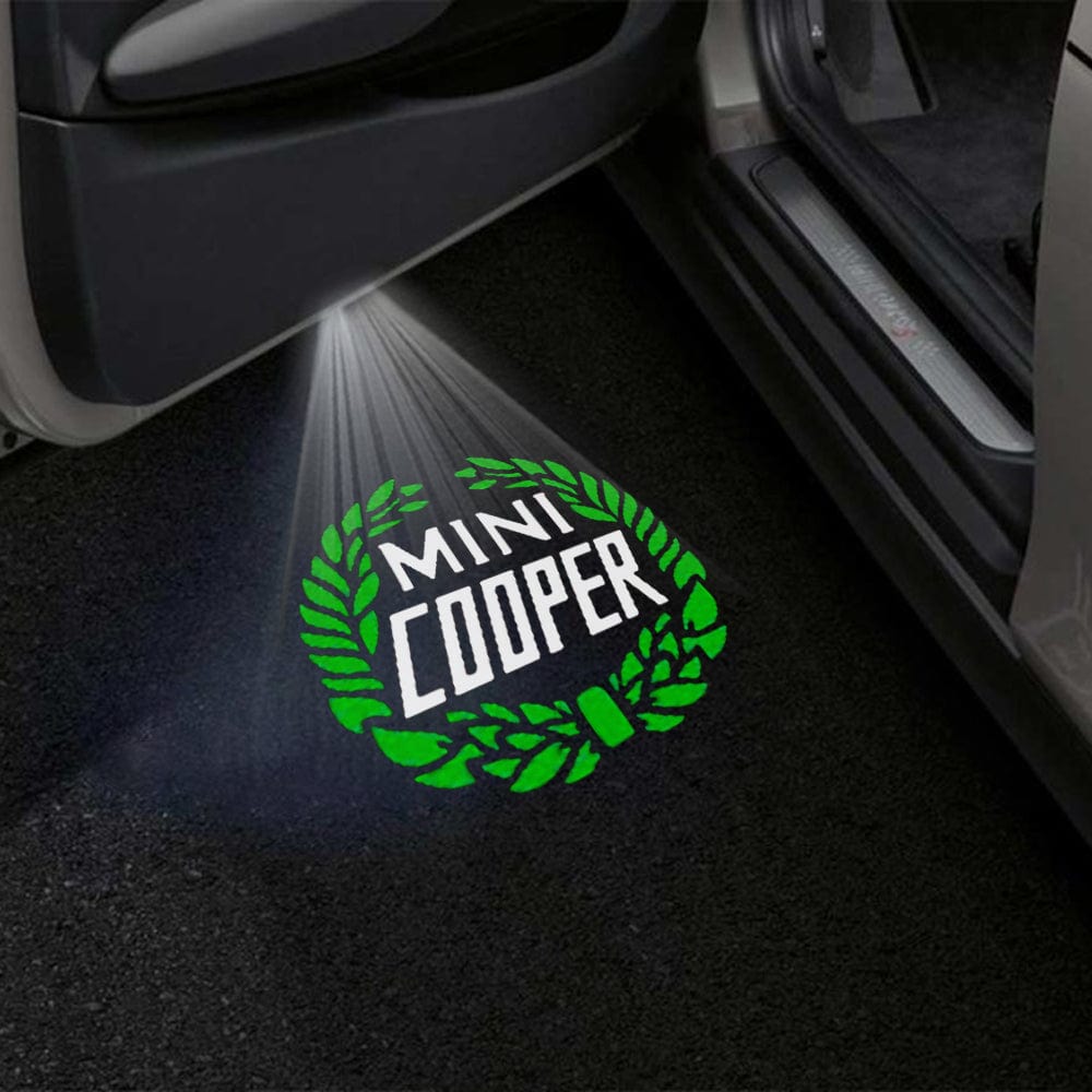 Mini Hatch 4th Gen Premium Door Puddle Lights Various Designs 2025-2026