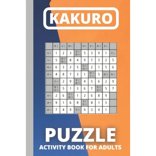 Karuko Puzzle Activity Book for Adults - Paperback