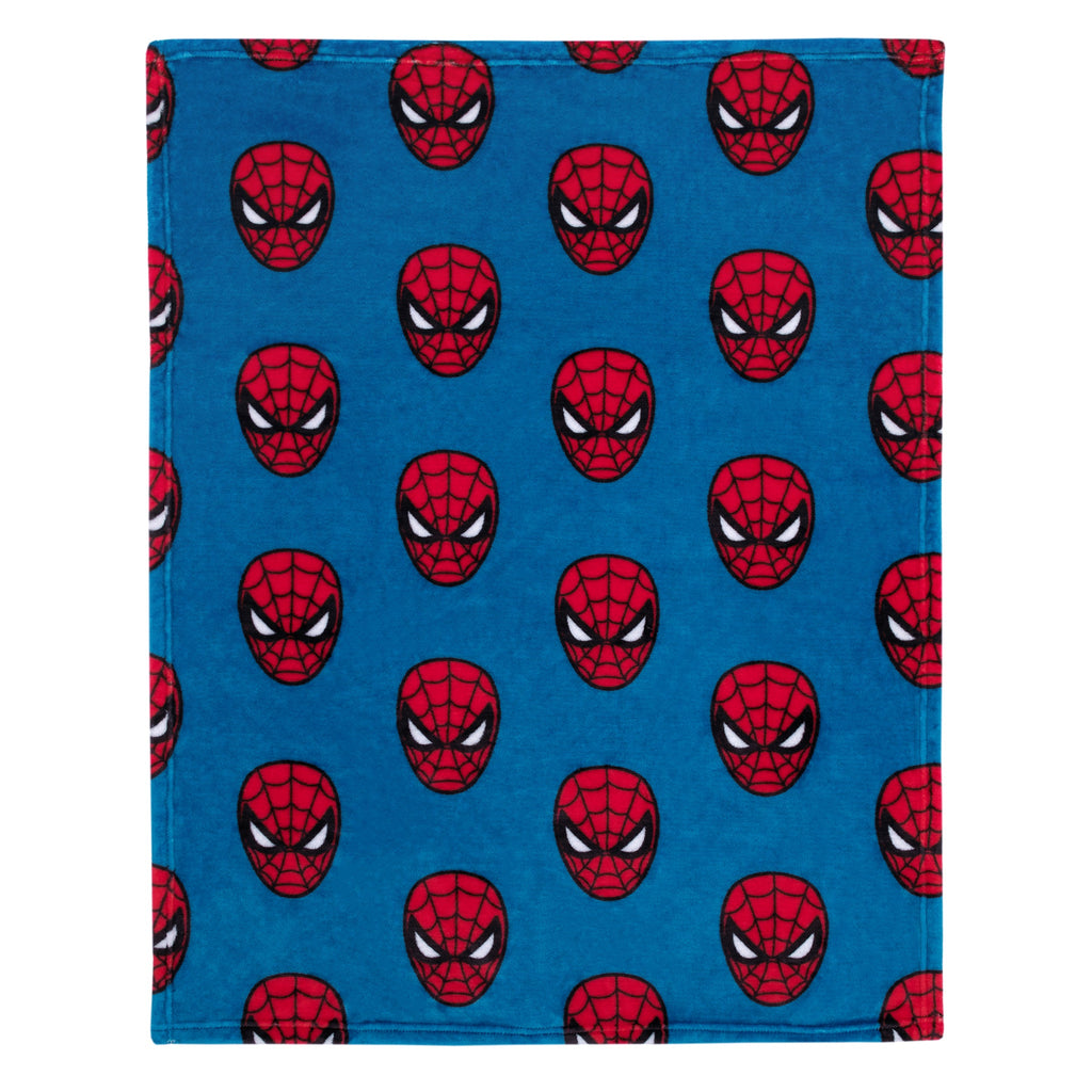 Spider-Man Royal Blue and Red Super Soft Baby Blanket