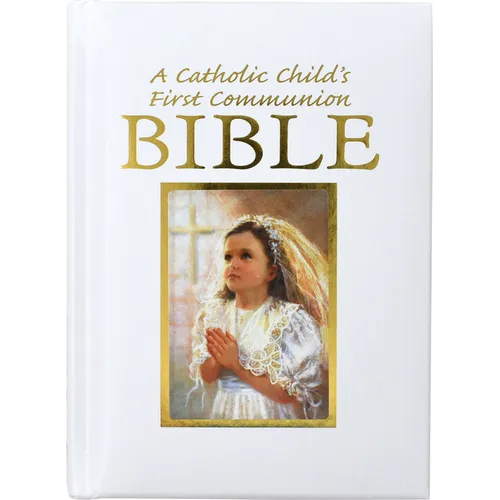 Catholic Child's First Communion Gift Bible - Hardcover
