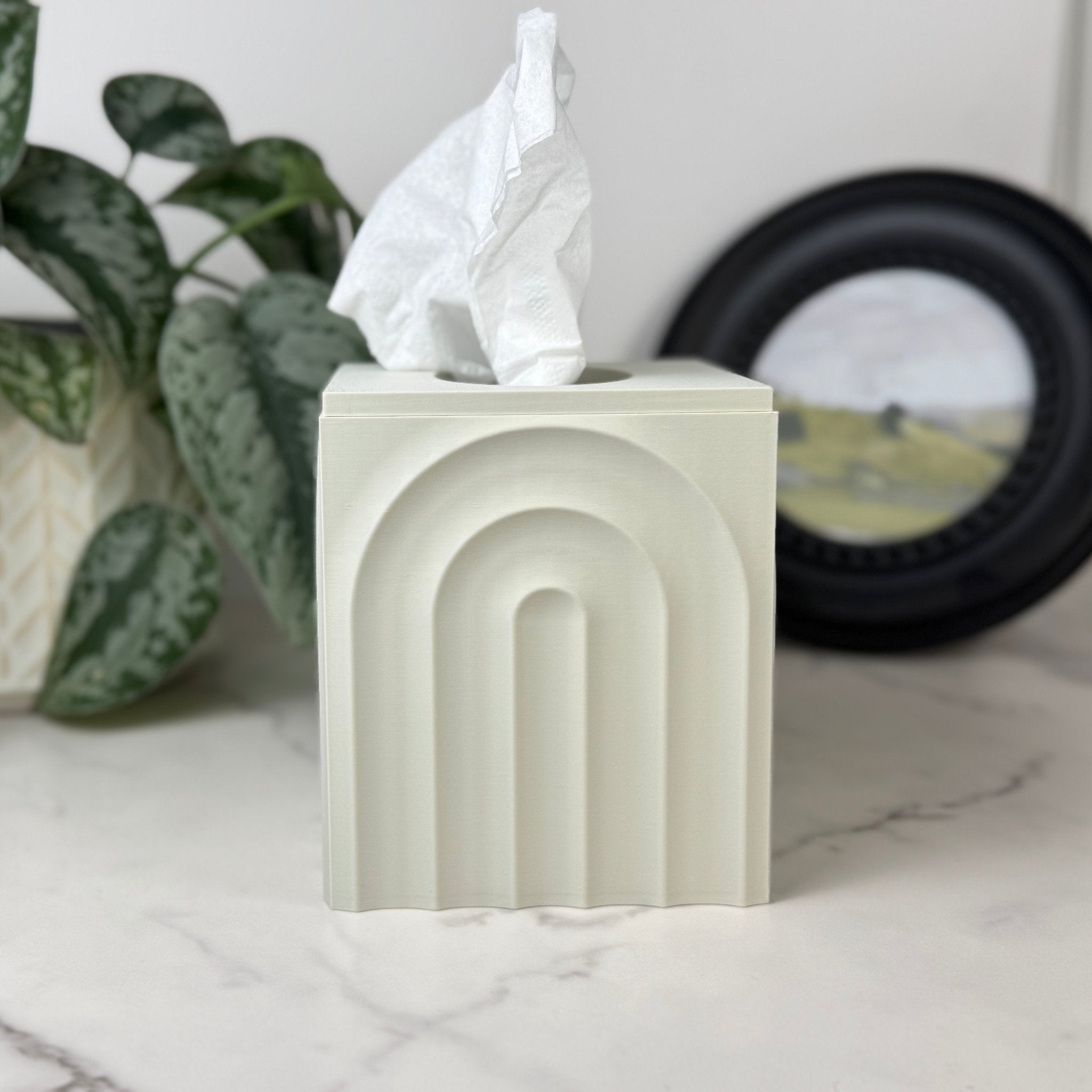 Square Arch Tissue Box Cover