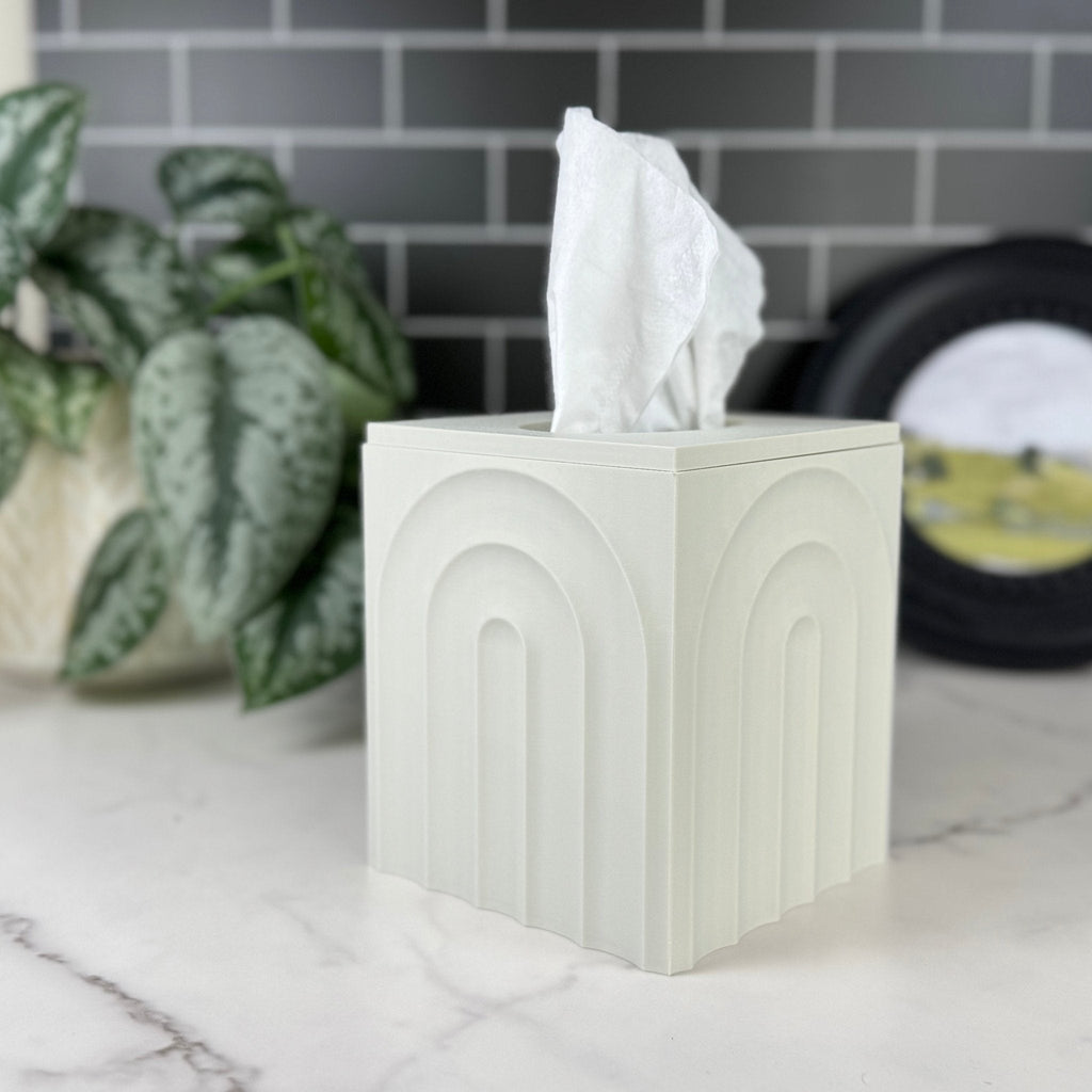 Square Arch Tissue Box Cover
