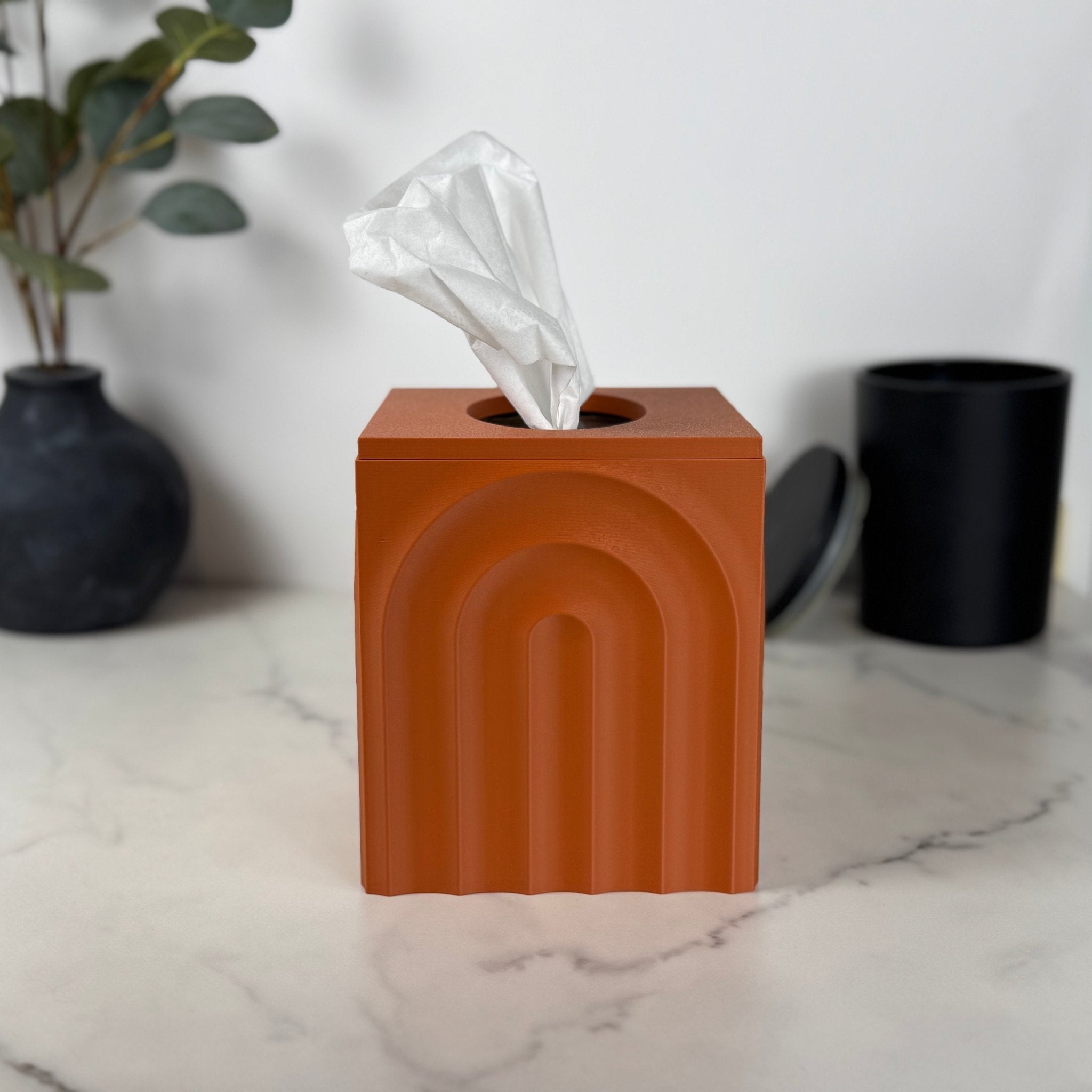Square Arch Tissue Box Cover