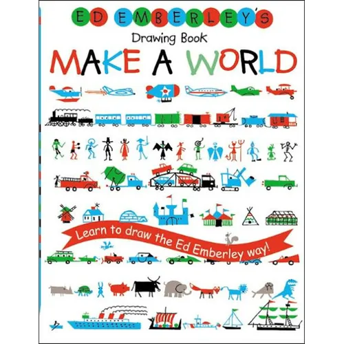Ed Emberley's Drawing Book: Make a World - Hardcover