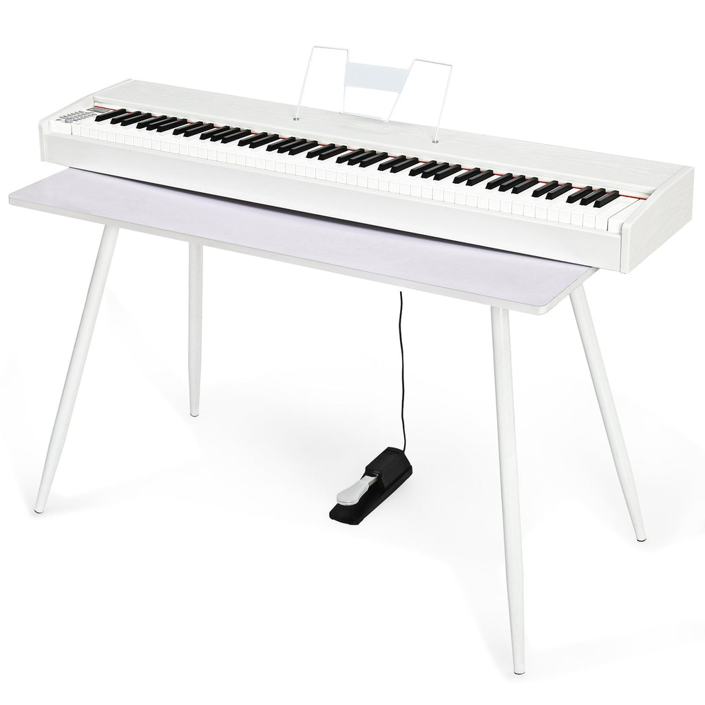 88-Key Full Size Digital Piano Weighted Keyboard with Sustain Pedal