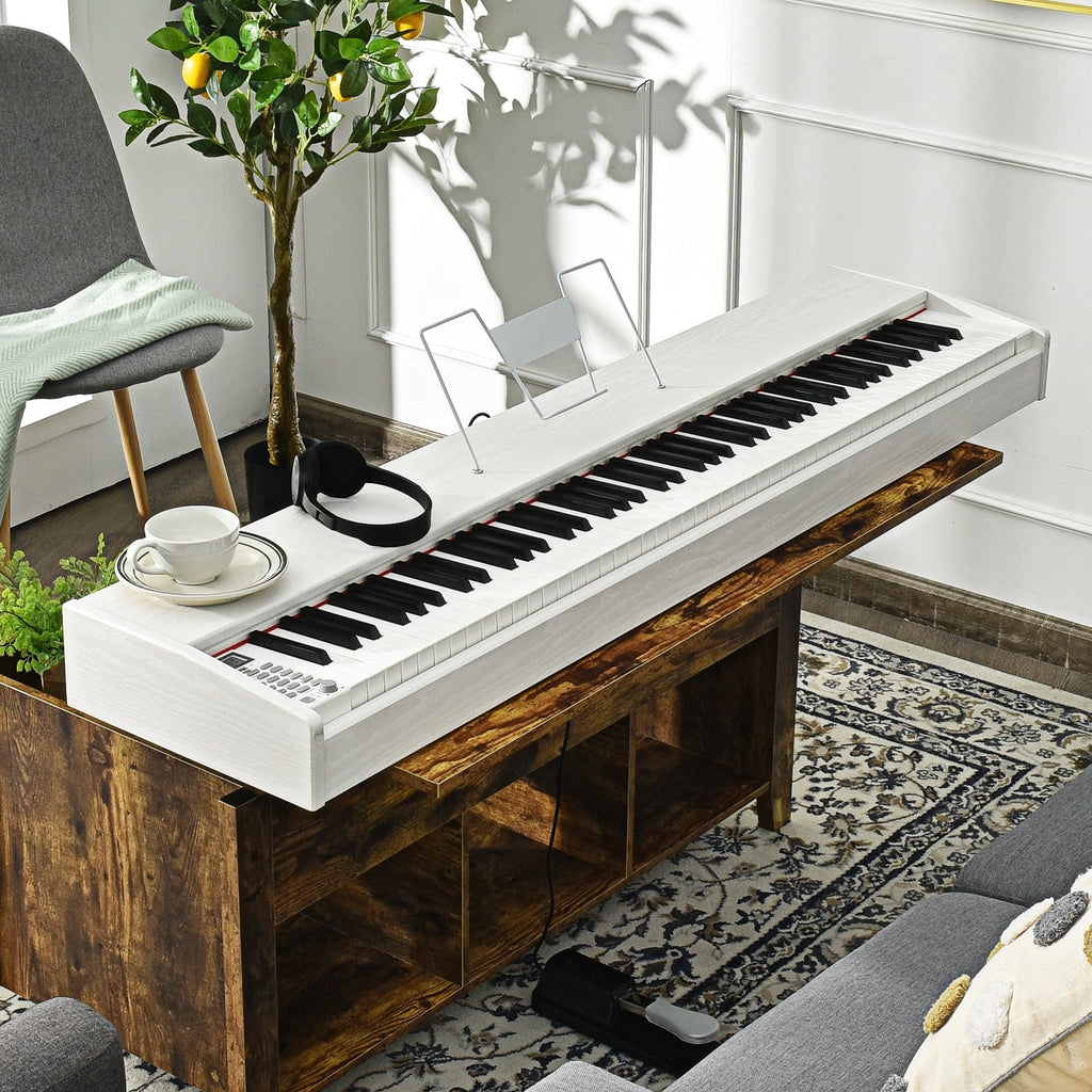 88-Key Full Size Digital Piano Weighted Keyboard with Sustain Pedal