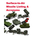 Surface‐to‐Air Missile Listing & Acronyms - Paperback