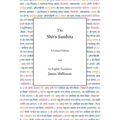 The Shiva Samhita: A Critical Edition and An English Translation - Paperback