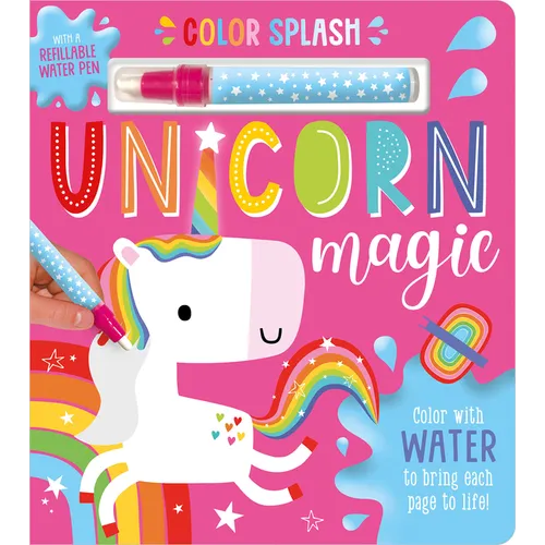 Color Splash Unicorn Magic - Paperback