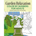 Garden Relaxation Color by Numbers for Adults: Beautiful, Stress-Free Coloring Pages - Paperback