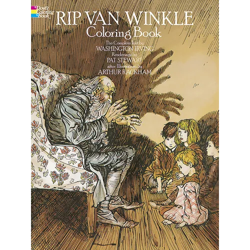 Rip Van Winkle Coloring Book - Paperback