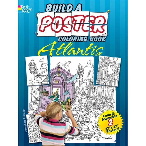 Build a Poster Coloring Book Atlantis - Paperback