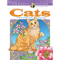 Creative Haven Cats Coloring Book - Paperback