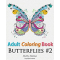 Adult Coloring Book: Butterflies: Coloring Book for Adults Featuring 50 HD Butterfly Patterns - Paperback
