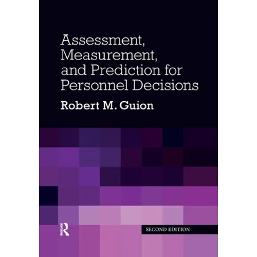 Assessment, Measurement, and Prediction for Personnel Decisions - Paperback