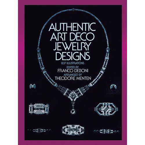 Authentic Art Deco Jewelry Designs - Paperback