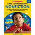 First Comprehension: Nonfiction: 25 Easy-To-Read Informational Pages with Just-Right Questions - Paperback