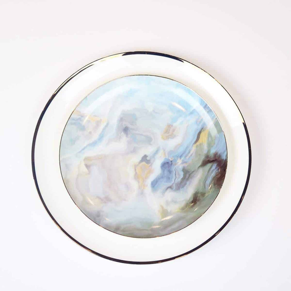 Blue Cloud Plate-Set of 4