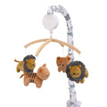 Zoo Animals Velboa Lions and Tigers Musical Mobile