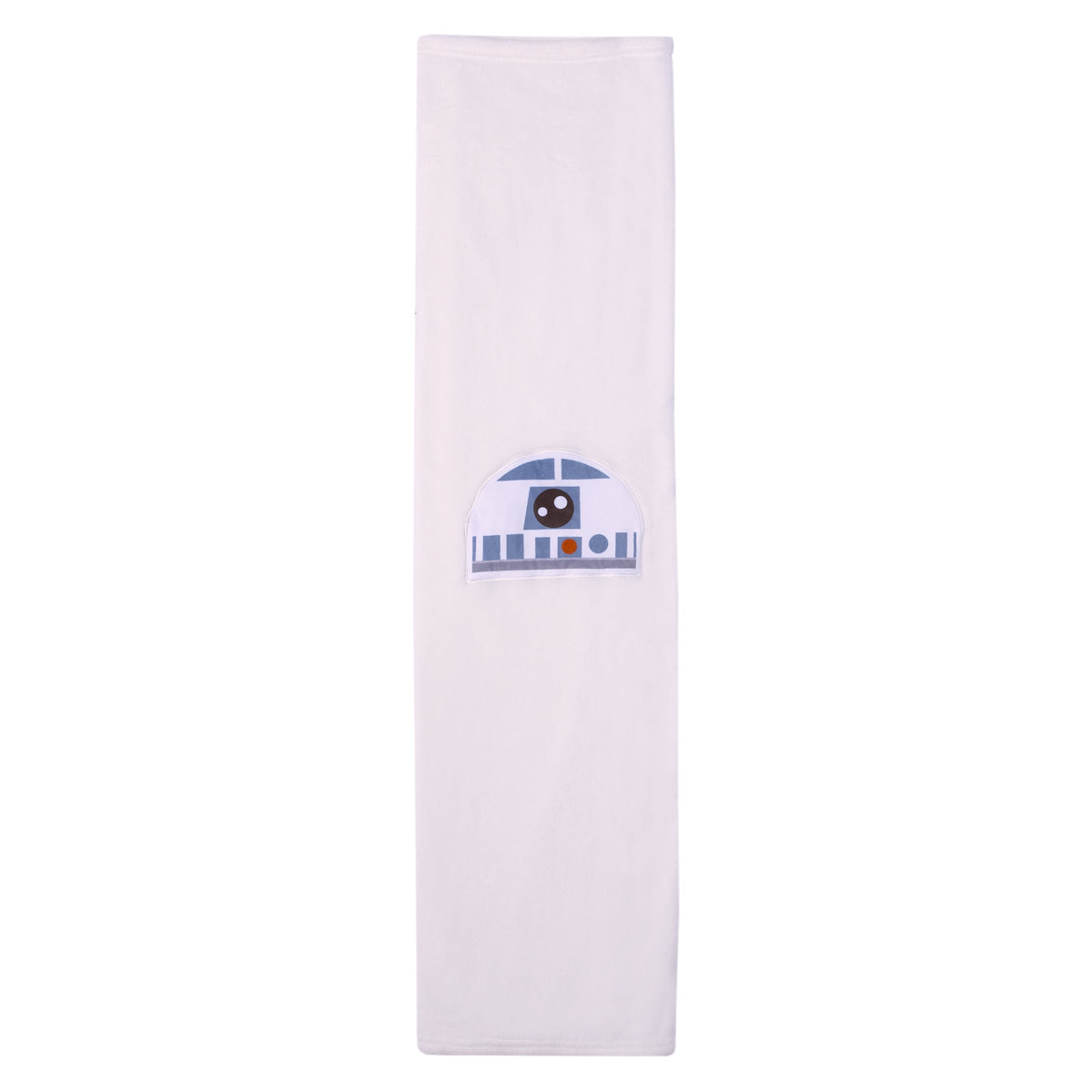 R2D2 Blue and White Super Soft Character Shaped Toddler Blanket