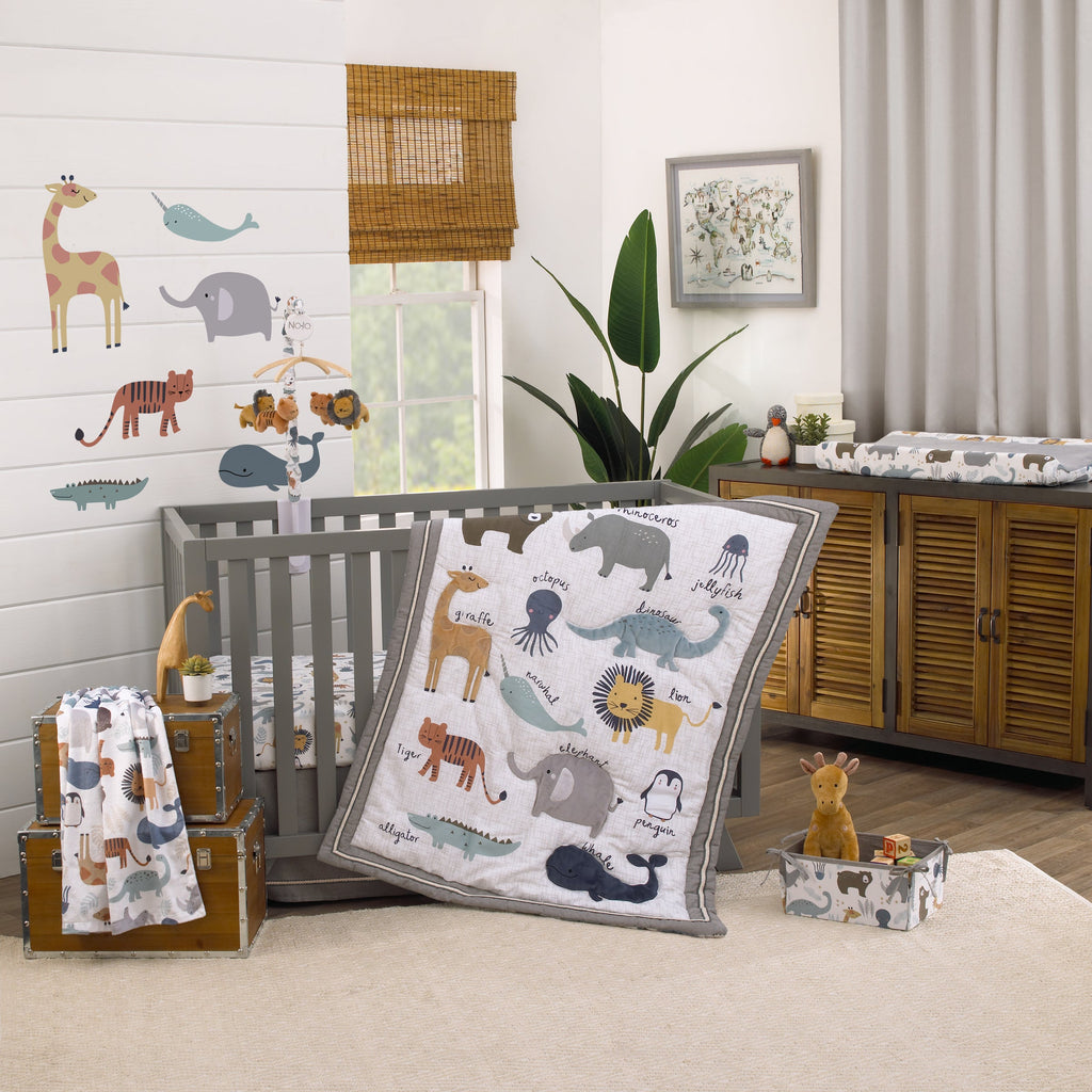 Zoo Animals Super Soft Changing Pad Cover