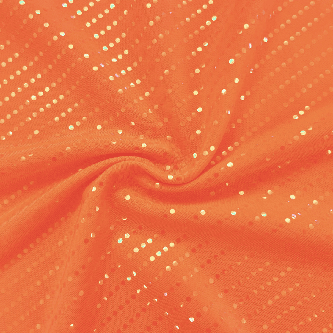 Waterfall on Polyester Spandex Fabric | Blue Moon Fabrics