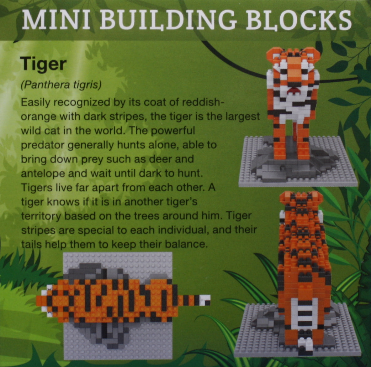 Mini Building Blocks - Tiger