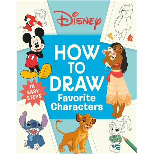 Disney How to Draw Favorite Characters - Paperback