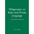 Wittgenstein Rules and Private - Paperback