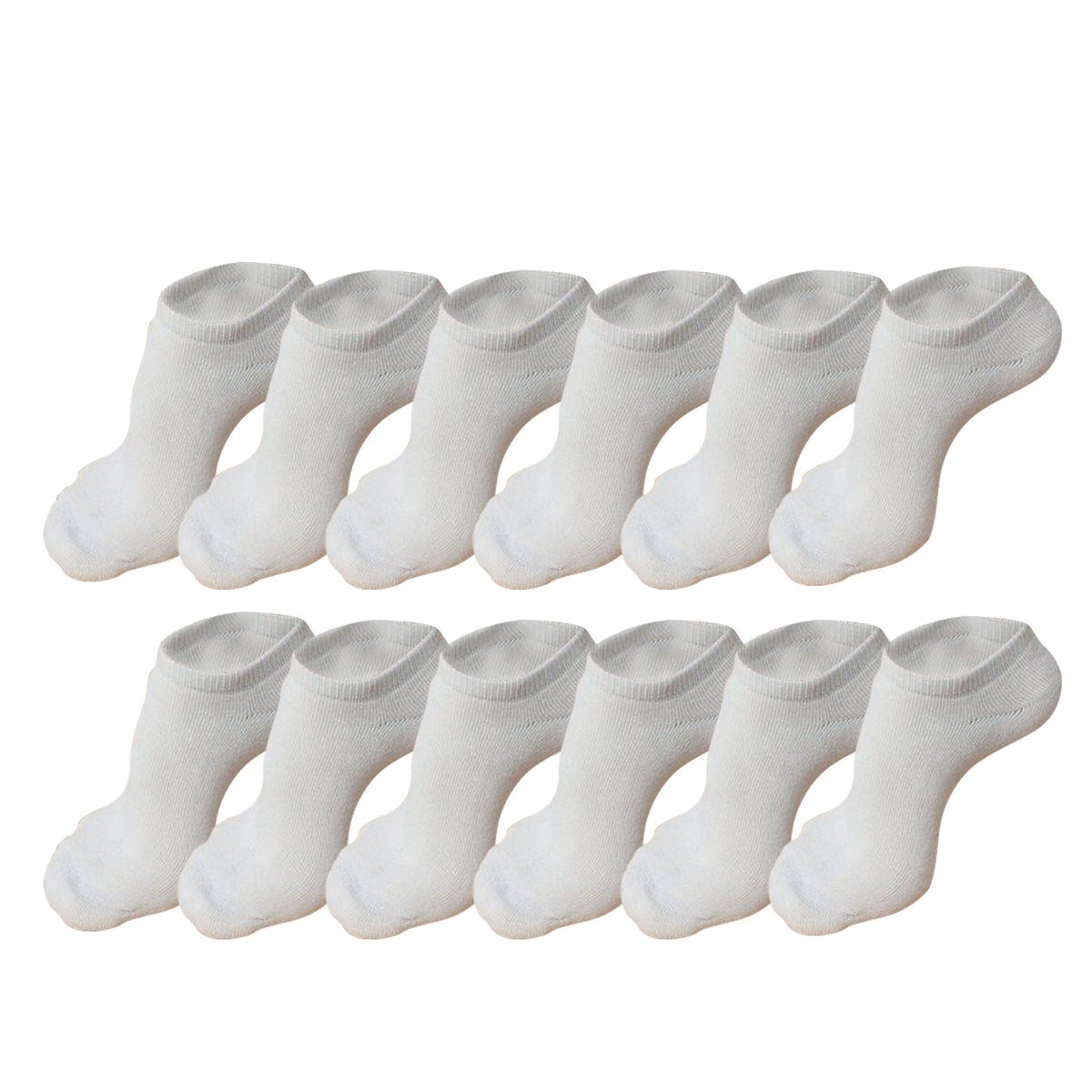 No Look Sport Bamboo Viscose Socks – Natural (Ankle / No-Show Style)